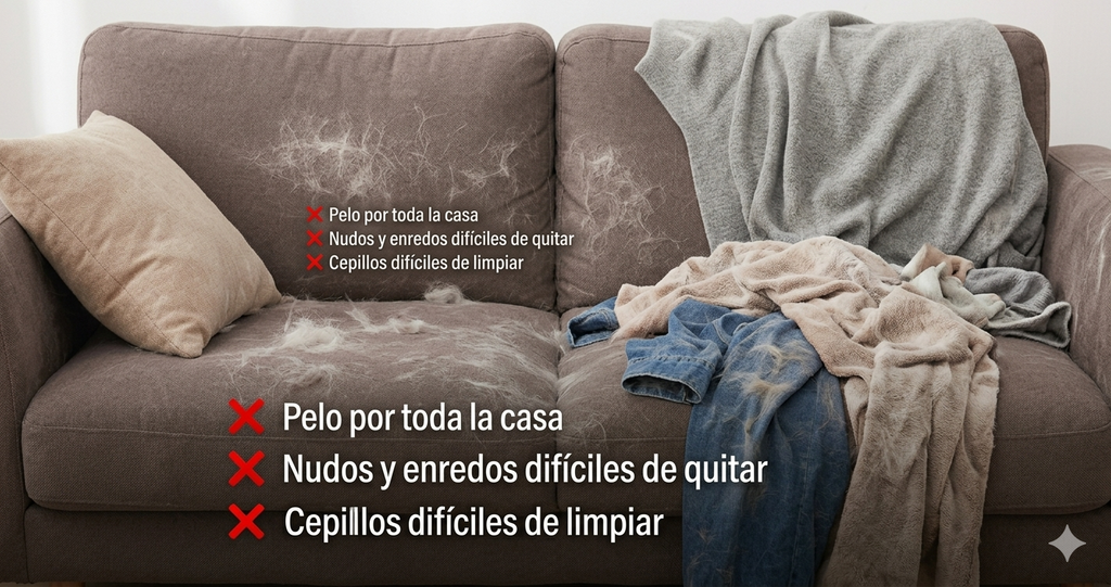 Cepillo Autolimpiante Vortex para Perros y Gatos